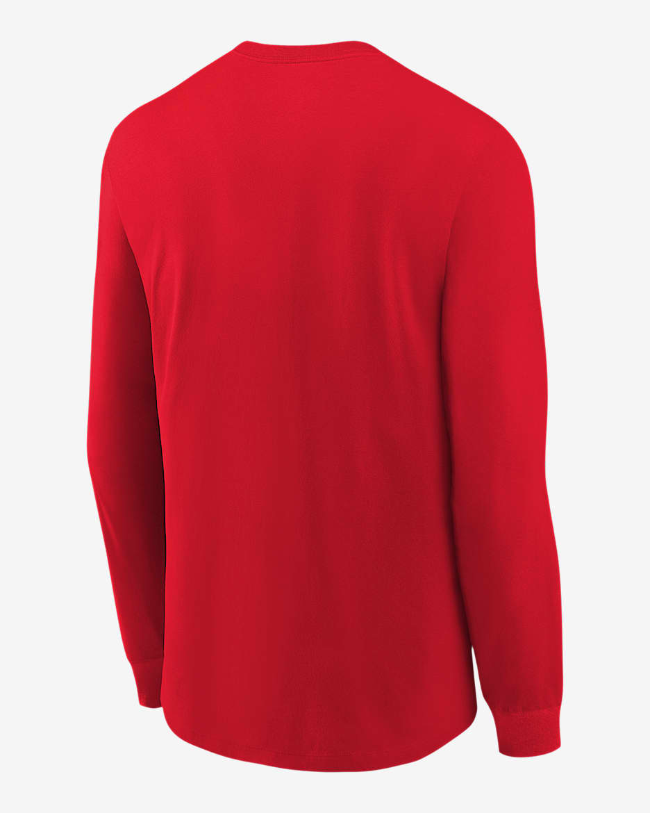 Red long sleeve jordan shirt online